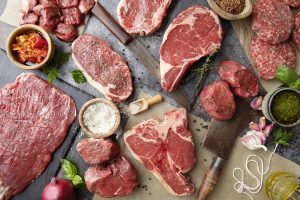 Assorted meat products